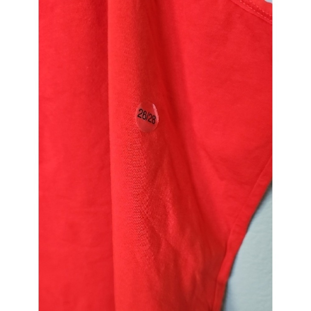 Lane Bryant Vibrant Red Scoop Neck Stretch Cami Layering Tank NWOT Size 26/28 - Picture 2 of 5